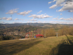 Pohled na Krkonoše