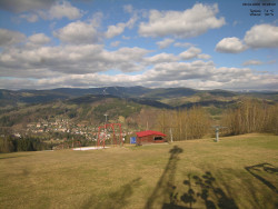 Pohled na Krkonoše