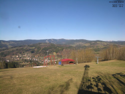Pohled na Krkonoše