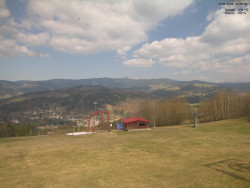 Pohled na Krkonoše