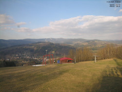 Pohled na Krkonoše