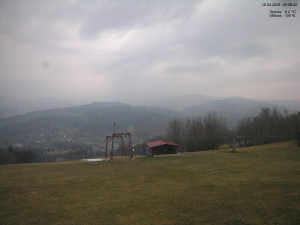 Skiareál Kamenec - Jablonec nad Jizerou - Pohled na Krkonoše - 16.4.2026 v 08:15 Skiareál Kamenec - Jablonec nad Jizerou - Pohled na Krkonoše - 16.4.2026 v 08:15
