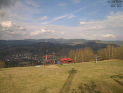 Pohled na Krkonoše