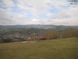 Pohled na Krkonoše