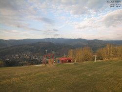 Pohled na Krkonoše