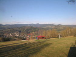Pohled na Krkonoše