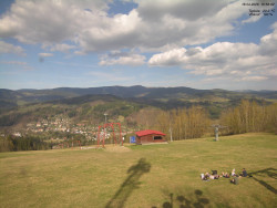Pohled na Krkonoše