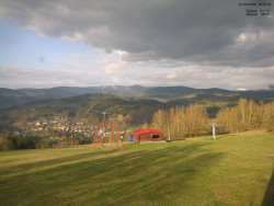 Pohled na Krkonoše