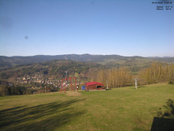 Pohled na Krkonoše