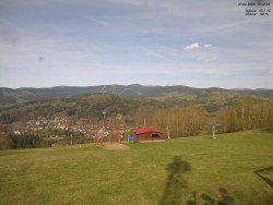 Pohled na Krkonoše