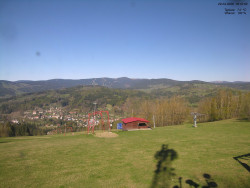 Pohled na Krkonoše