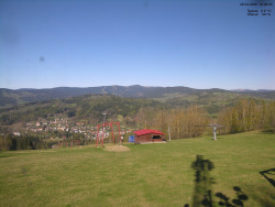 Pohled na Krkonoše