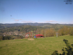 Pohled na Krkonoše