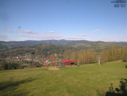 Pohled na Krkonoše