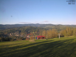 Pohled na Krkonoše