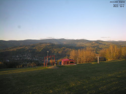 Pohled na Krkonoše