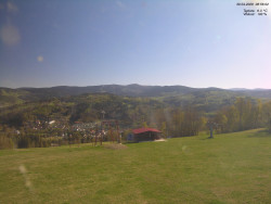 Pohled na Krkonoše