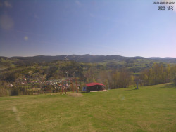Pohled na Krkonoše