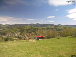 Pohled na Krkonoše