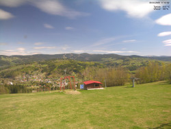 Pohled na Krkonoše
