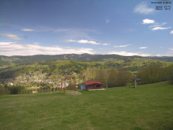 Pohled na Krkonoše