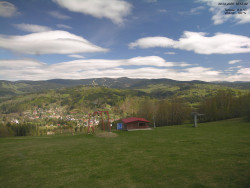 Pohled na Krkonoše