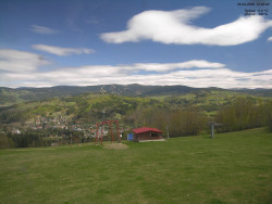 Pohled na Krkonoše