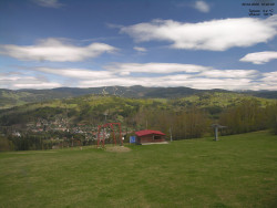 Pohled na Krkonoše