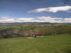 Pohled na Krkonoše