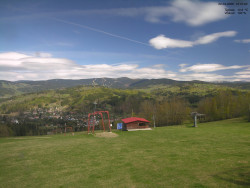 Pohled na Krkonoše