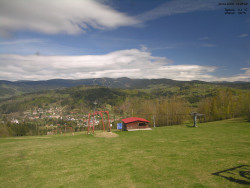 Pohled na Krkonoše