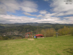 Pohled na Krkonoše