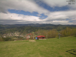 Pohled na Krkonoše