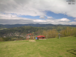 Pohled na Krkonoše