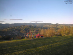 Pohled na Krkonoše