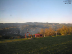 Pohled na Krkonoše