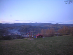 Pohled na Krkonoše