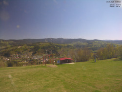 Pohled na Krkonoše