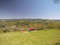 Pohled na Krkonoše