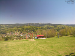 Pohled na Krkonoše