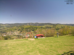 Pohled na Krkonoše