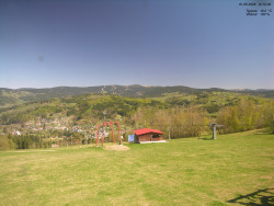 Pohled na Krkonoše