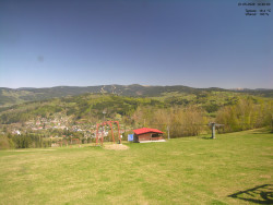 Pohled na Krkonoše