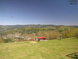 Pohled na Krkonoše