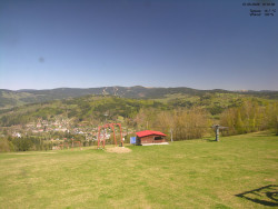 Pohled na Krkonoše