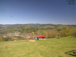 Pohled na Krkonoše