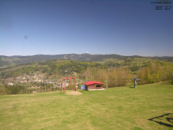 Pohled na Krkonoše