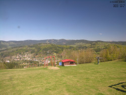 Pohled na Krkonoše