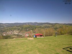 Pohled na Krkonoše