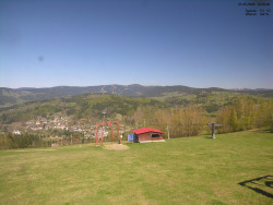 Pohled na Krkonoše